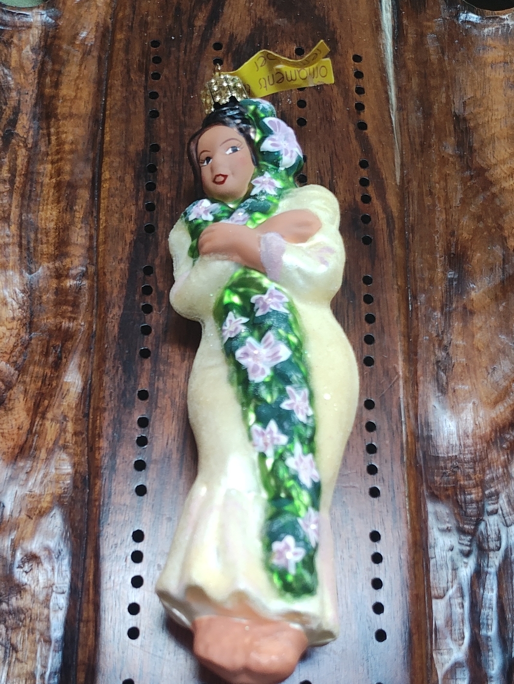 Vintage Ornaments to Remember Hula Girl Ornament